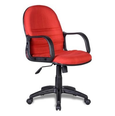 Kiểu ghế văn phòng màu đỏ sang trọng SG712